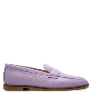 Spain Co Lilac Leather Penny Loafer
