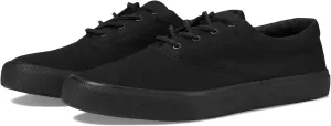 Sperry Mens Shoes Men's Striper II CVO SeaCycled Sneaker, Blackout, 6.5