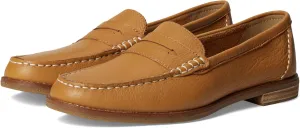 Sperry Women's Seaport Penny Loafer, Tan, 9.5