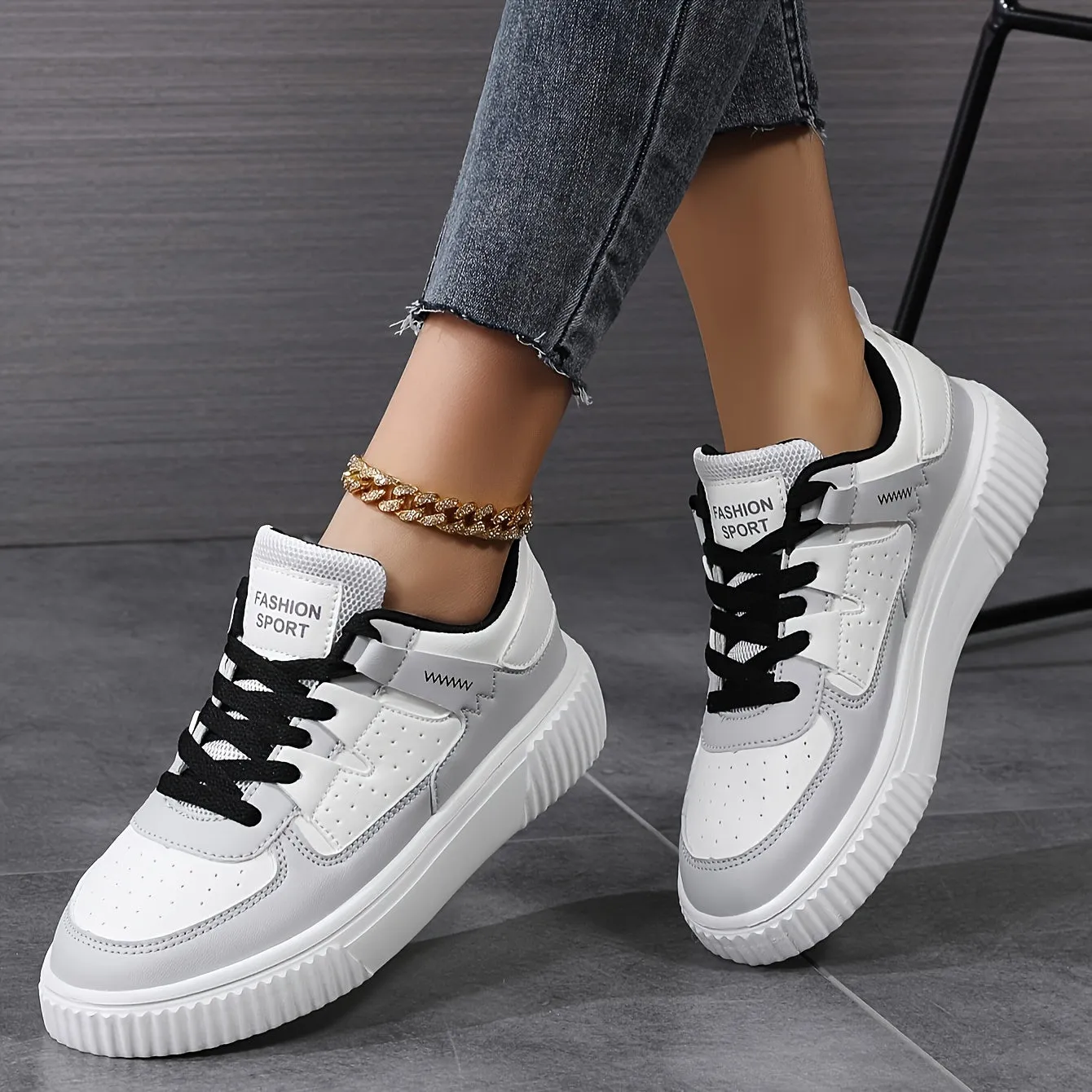 Stilvolle Colorblock Mesh-Sneaker für Damen | Perfekt für Casual Days