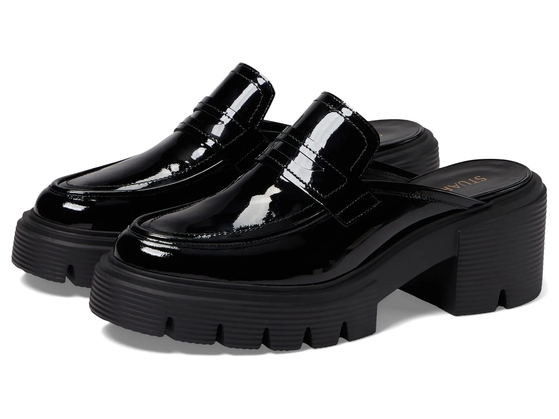 Stuart Weitzman Soho Mule Black 7.5 B