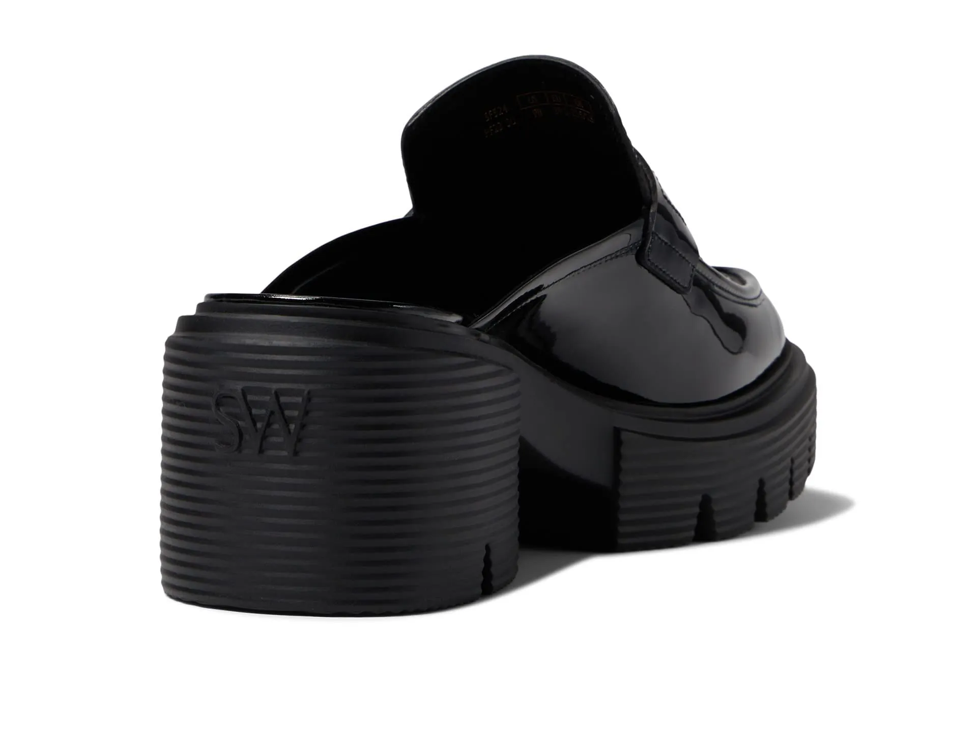 Stuart Weitzman Soho Mule Black 7.5 B