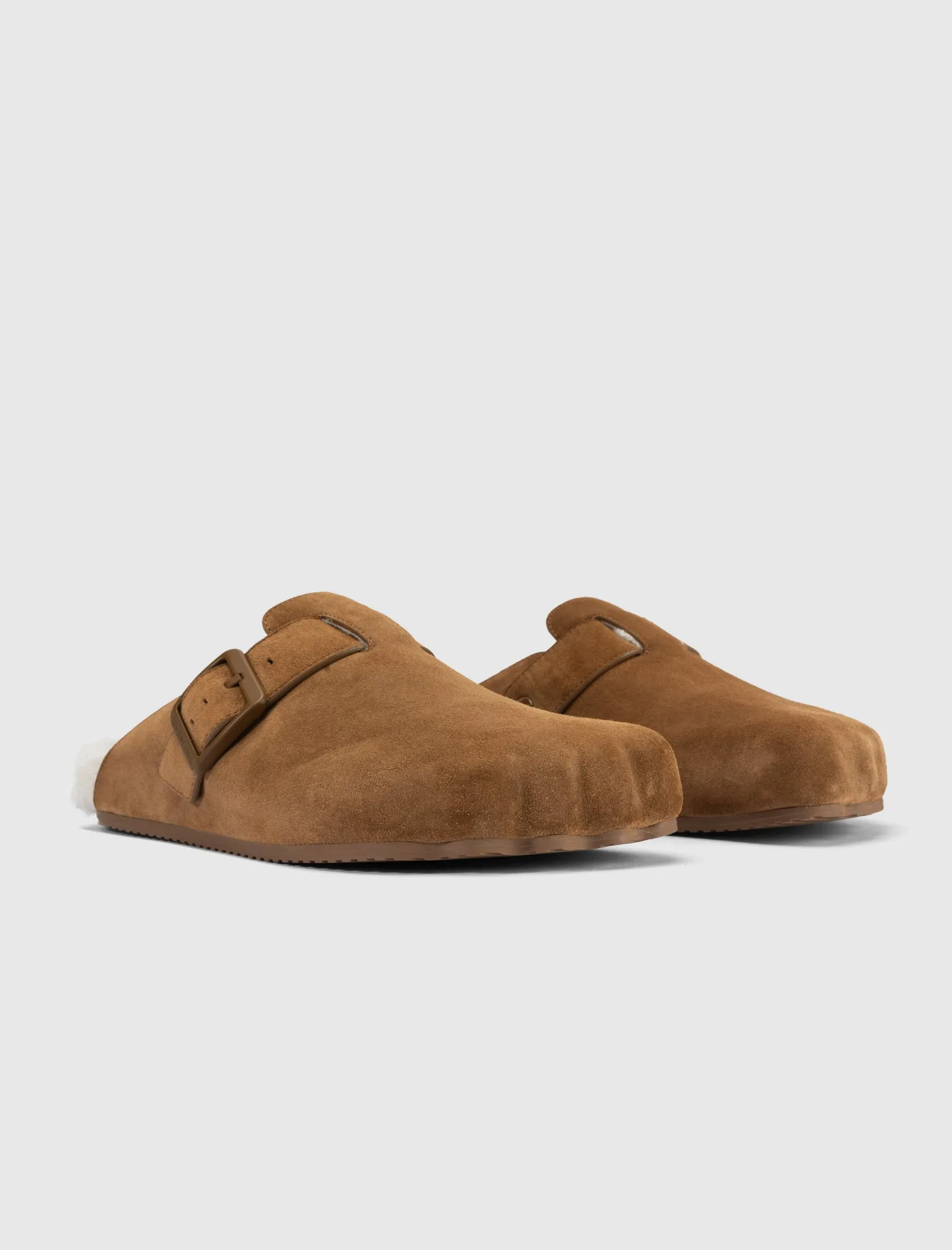 SUNDAY MULE "TAN SUEDE"