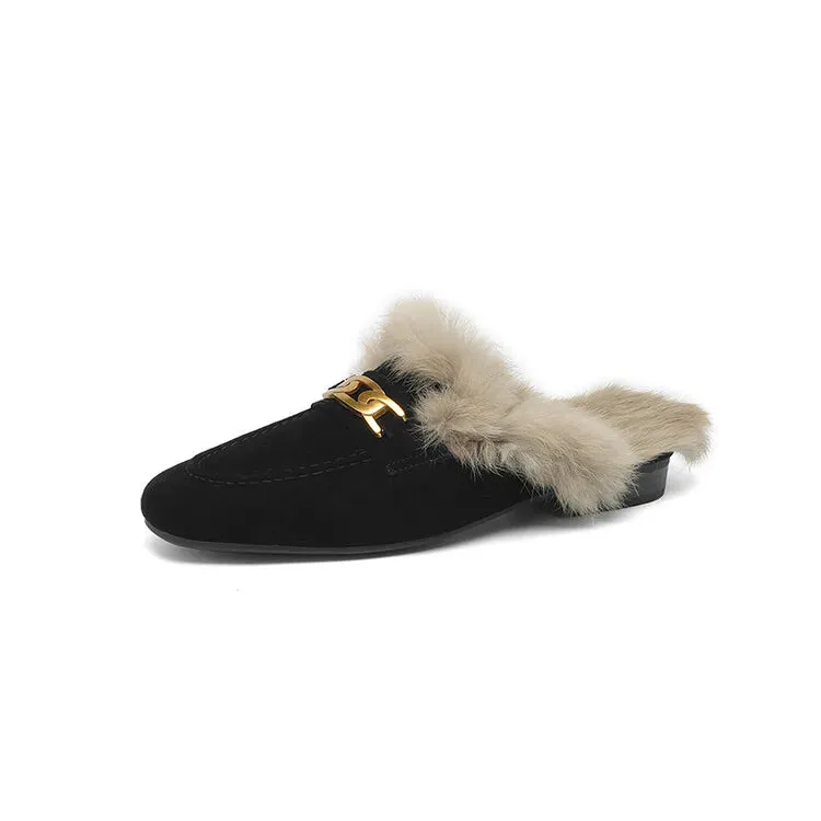 Terah Sheep Suede Mules