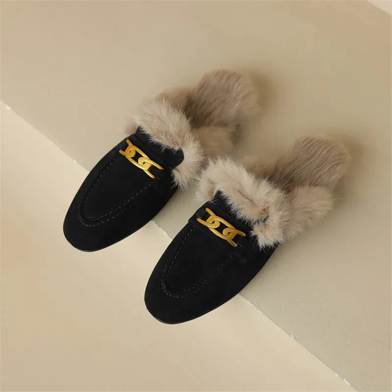 Terah Sheep Suede Mules