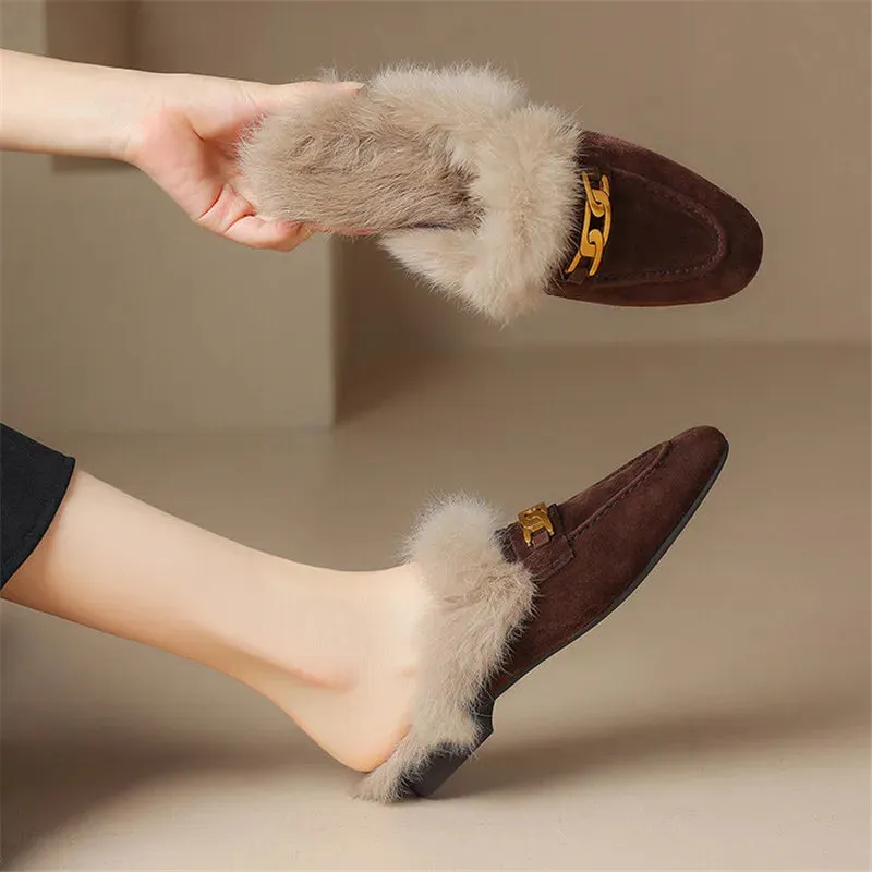 Terah Sheep Suede Mules