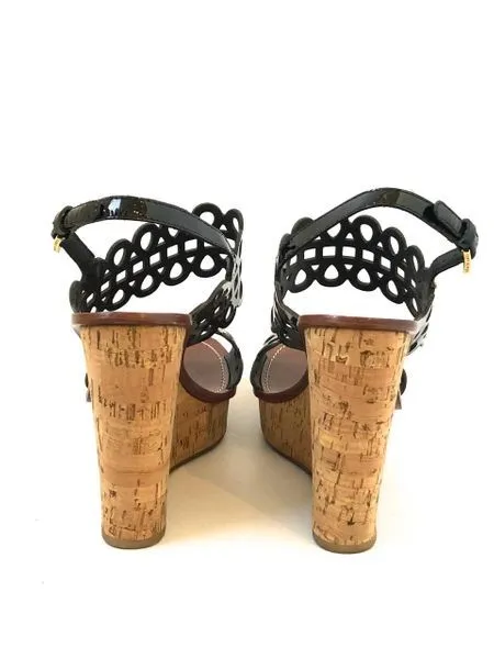 Tory Burch Wedge Sandal Size 9.5 M