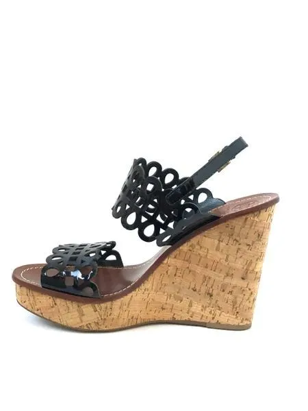 Tory Burch Wedge Sandal Size 9.5 M