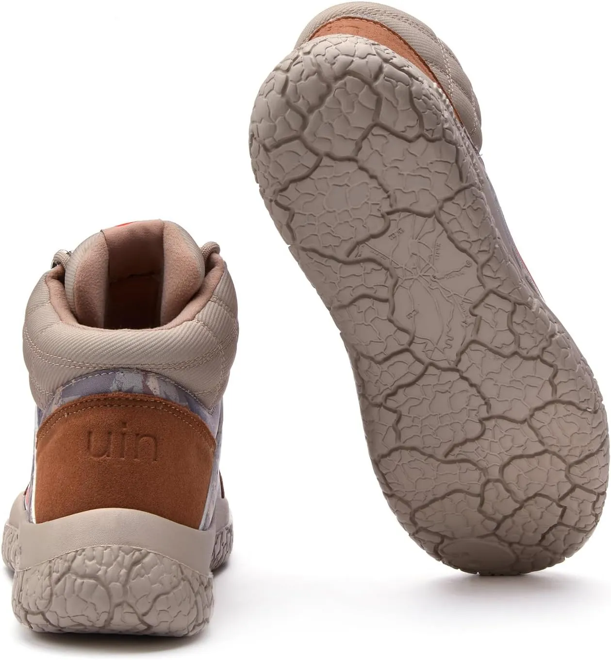 UIN Women's Walking Shoes Lace Up Casual Comfortable Art Painted Travel Sneaker Bardenas