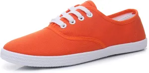 VenusCelia Women's Rainbow Lace Up Sneaker Shoes