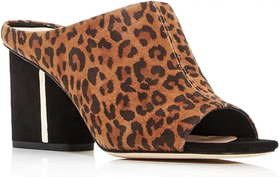 VIA SPIGA Women's V-Hennie Slides Sandal, Toffee Black, 7