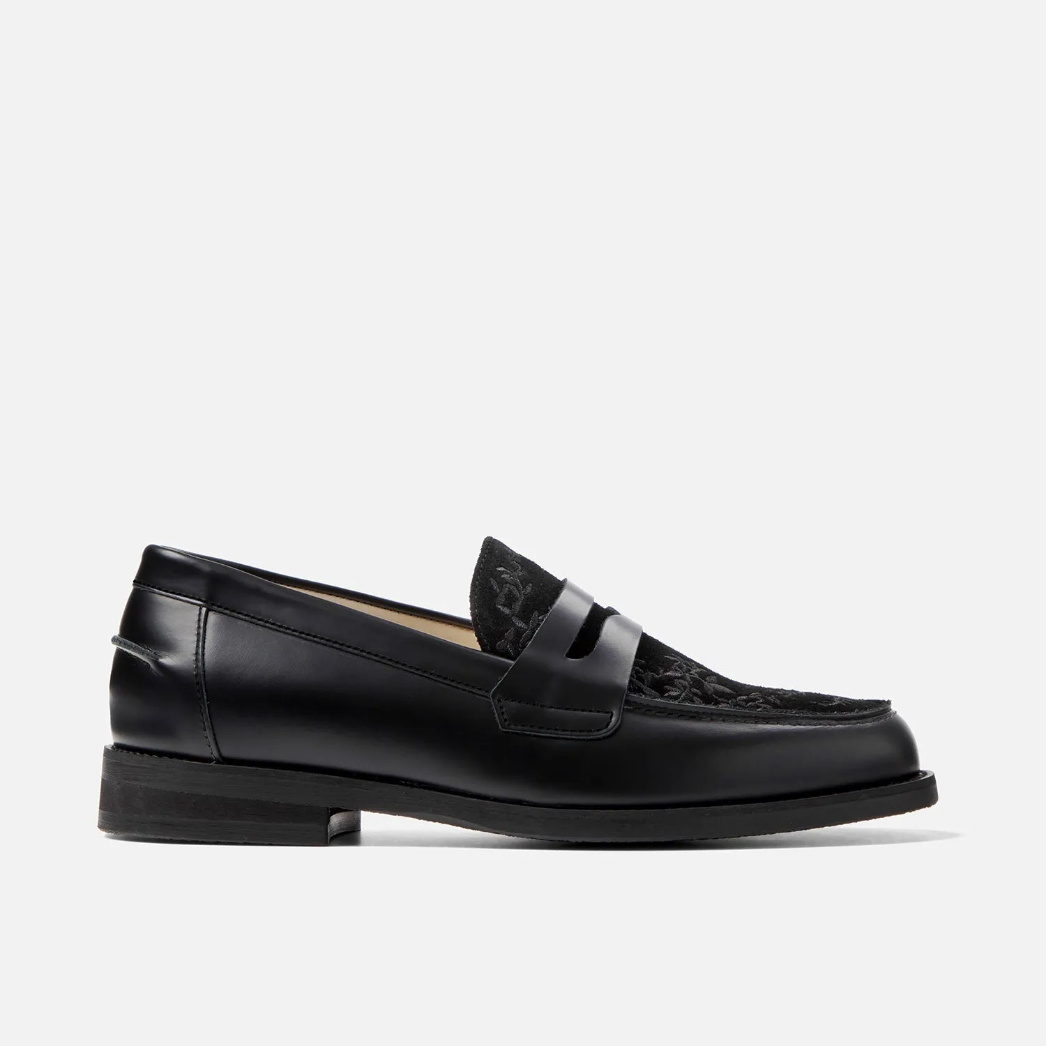Wilde Black Vine Penny Loafer - Men's