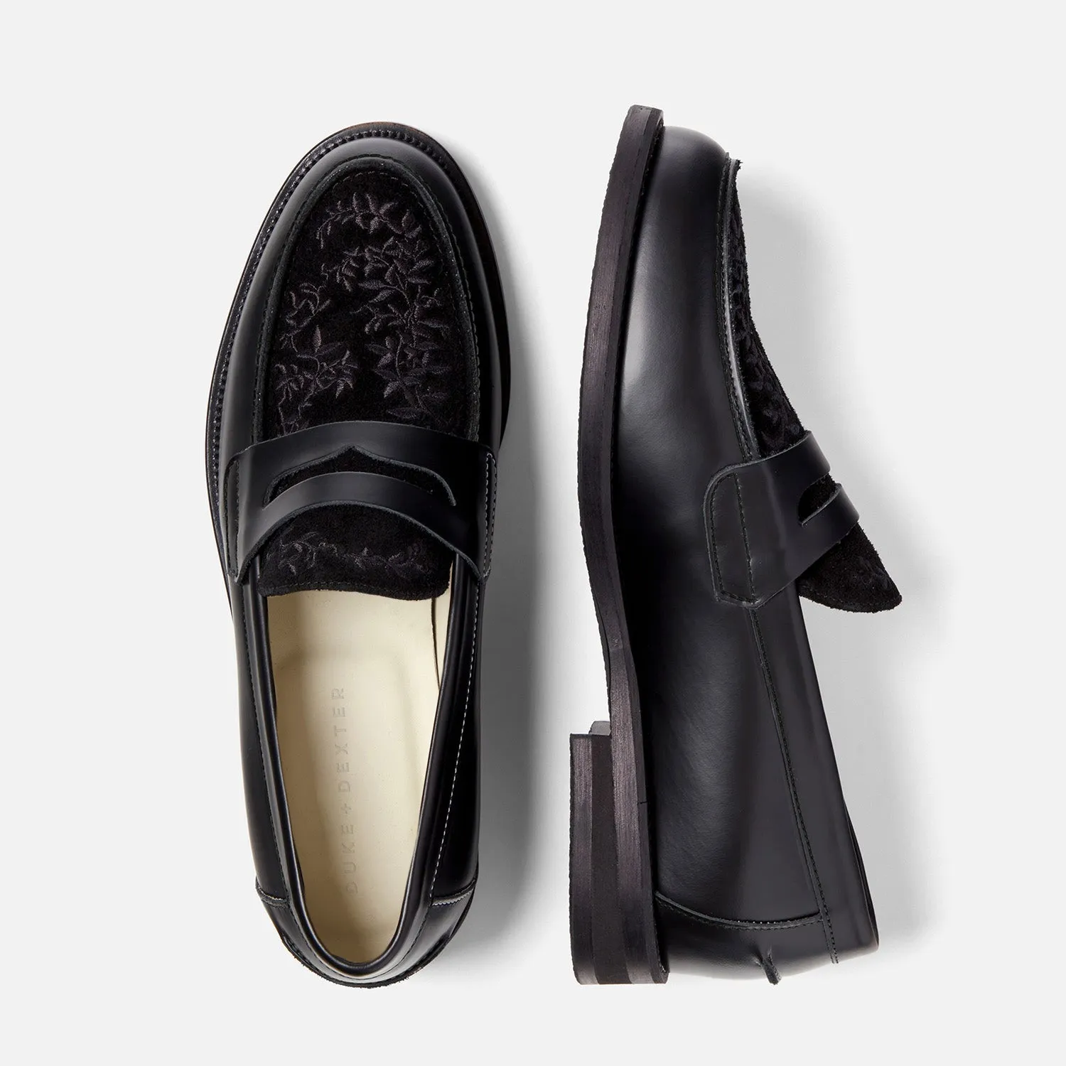 Wilde Black Vine Penny Loafer - Men's