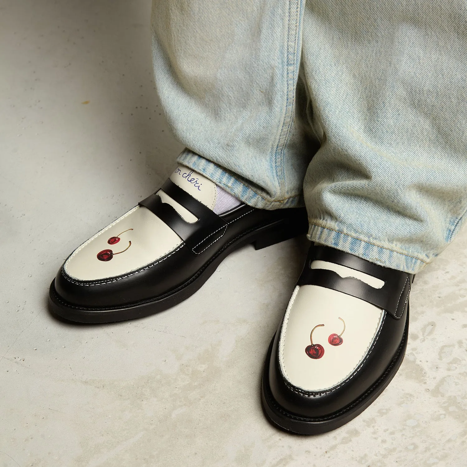 Wilde Cherry Penny Loafer - Men's