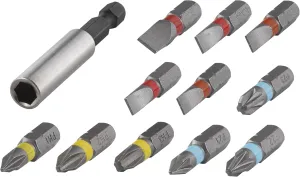Wolfcraft 2445000 Bit Set Assorted Solid (12 Pieces)