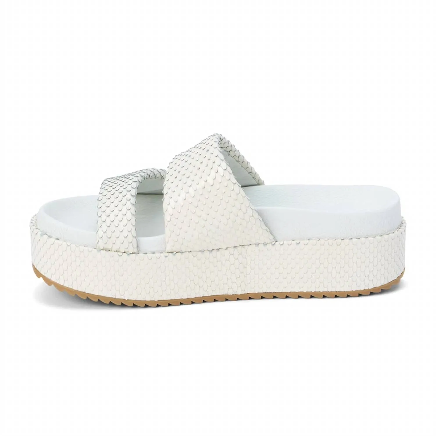 Women's Blaine Platform Sandal In White Snake