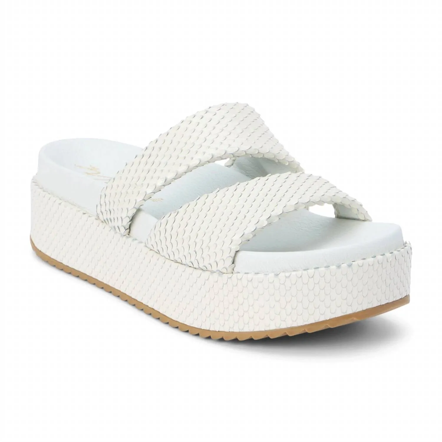 Women's Blaine Platform Sandal In White Snake