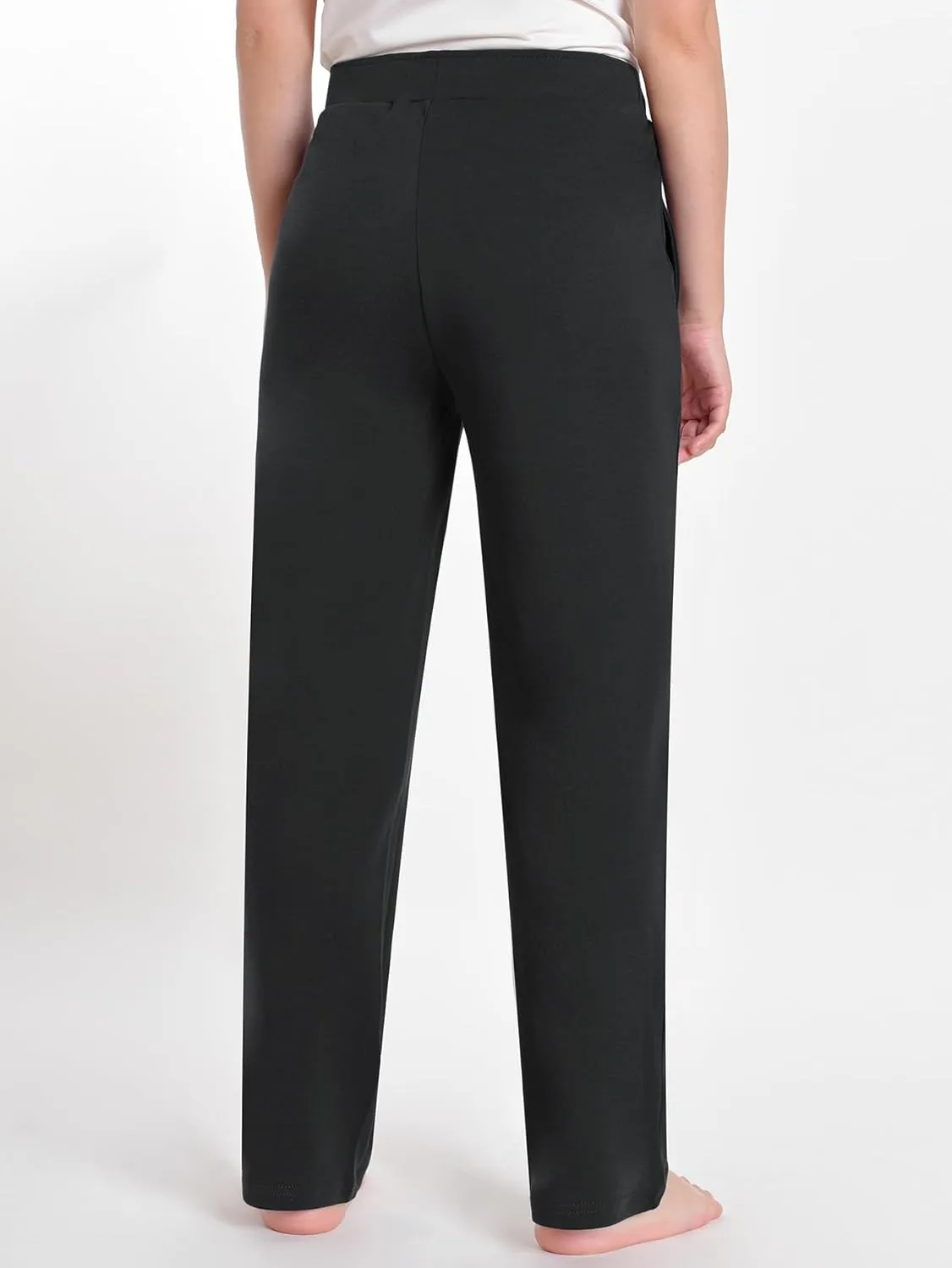 Women's Petite Knit Pants Pull On with Pockets