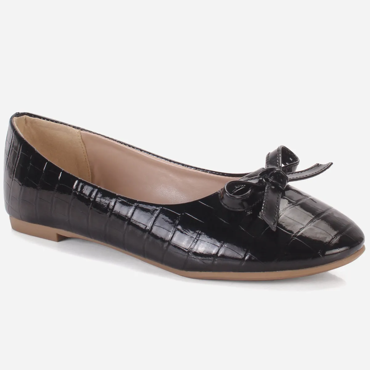 Womens "ANNA" Flat Slip On Ballet Pumps