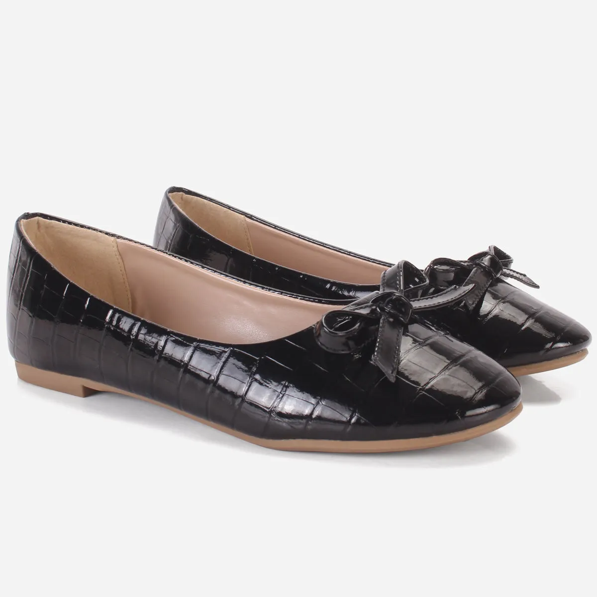 Womens "ANNA" Flat Slip On Ballet Pumps