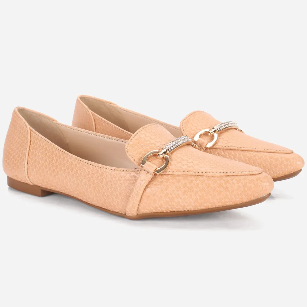 Women's "IRA" Pointed Toe Slip On Flat Pumps