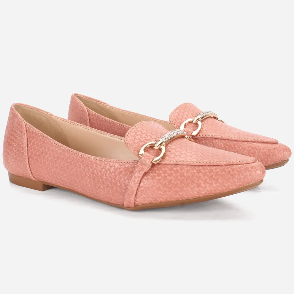 Women's "IRA" Pointed Toe Slip On Flat Pumps