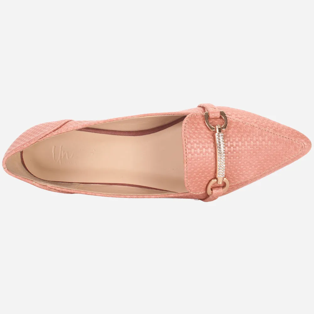 Women's "IRA" Pointed Toe Slip On Flat Pumps