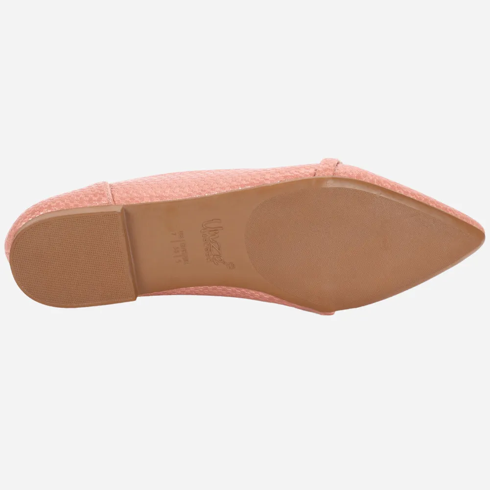 Women's "IRA" Pointed Toe Slip On Flat Pumps