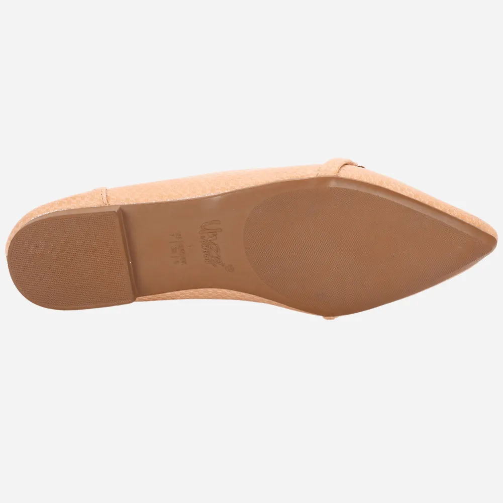 Women's "IRA" Pointed Toe Slip On Flat Pumps