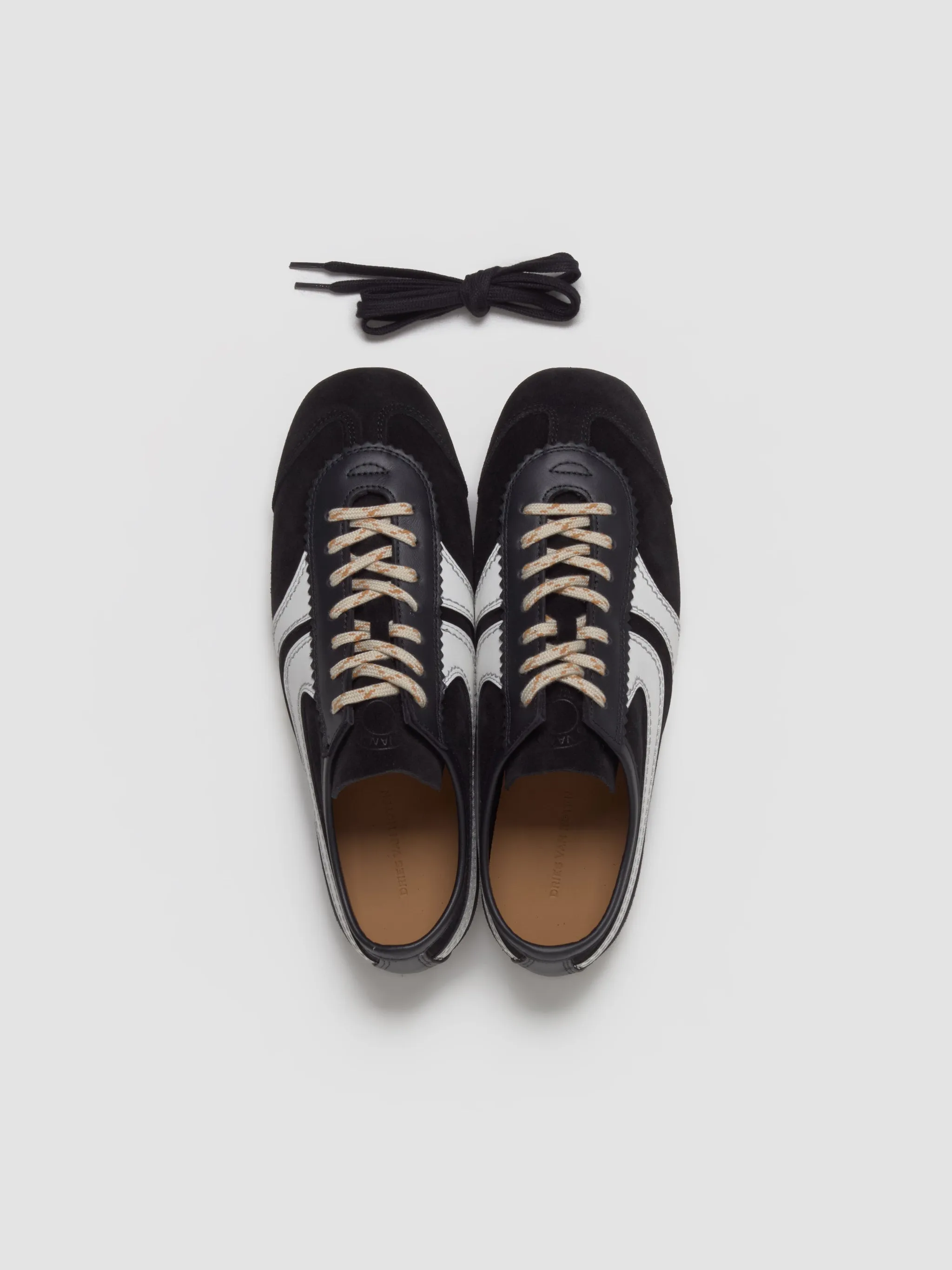 Women's Suede Sneaker in Black