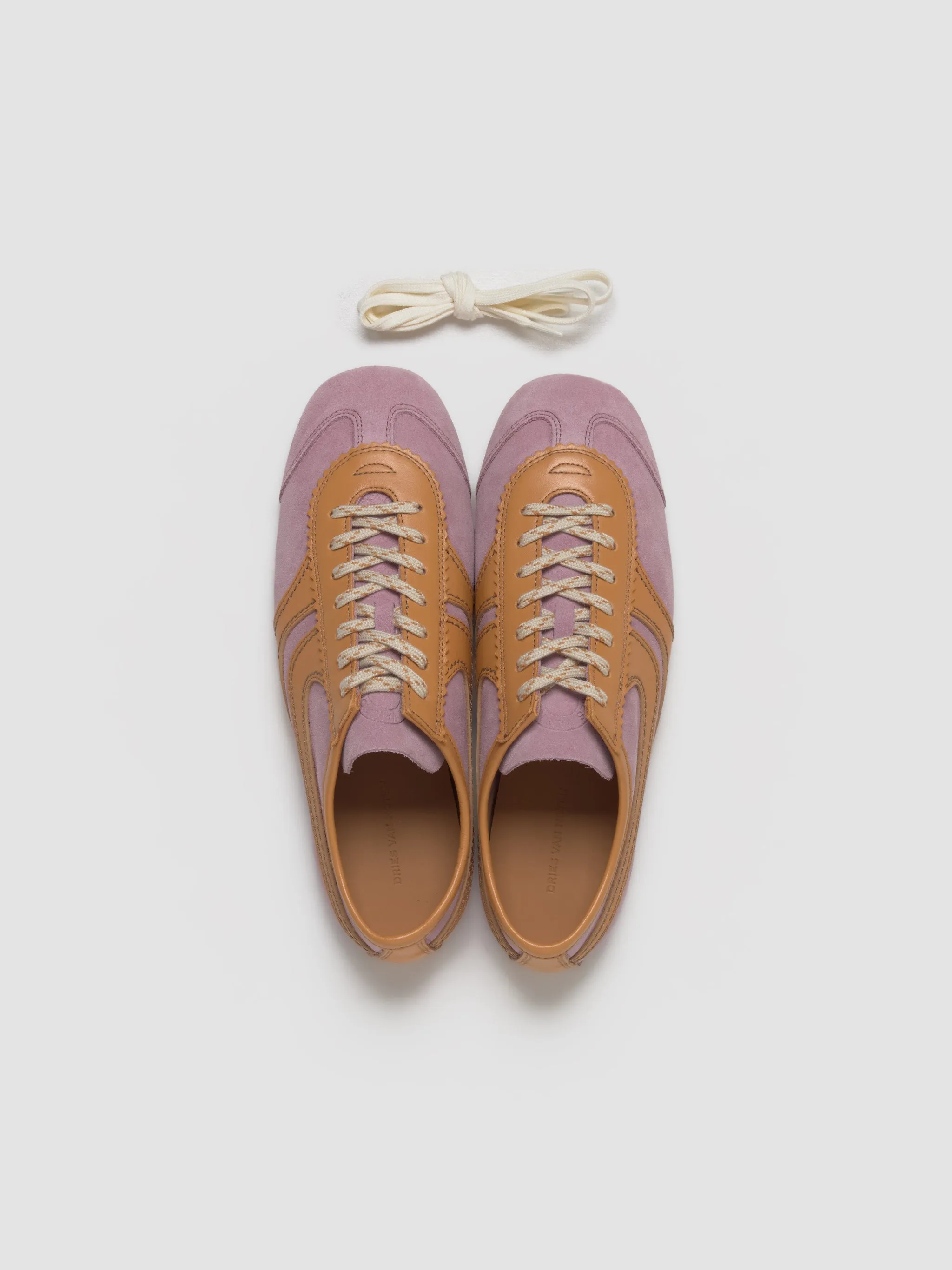 Women's Suede Sneaker in Blush