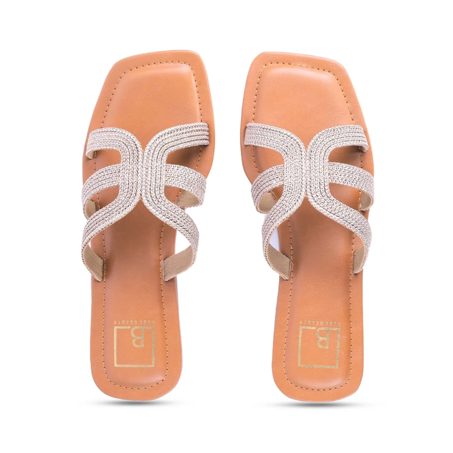 Woven Strap Slip-On Flat