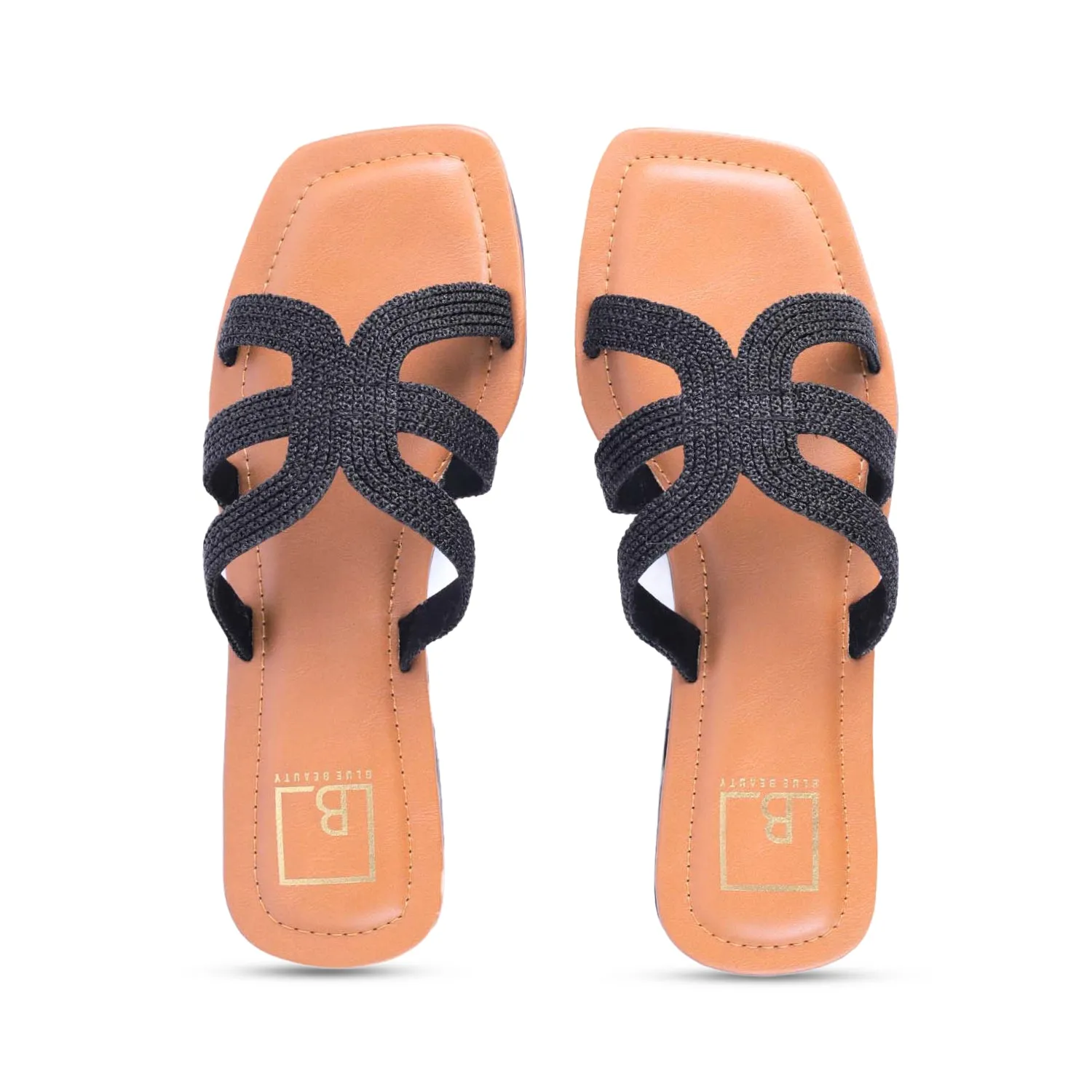 Woven Strap Slip-On Flat