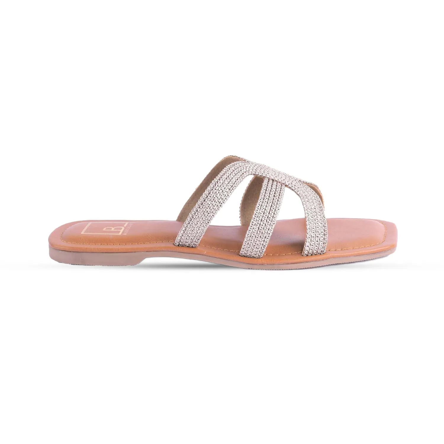 Woven Strap Slip-On Flat