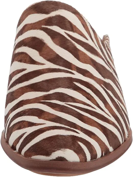 Zodiac Women's Quartz-3 Mule, Zebra Hair Calf, 6